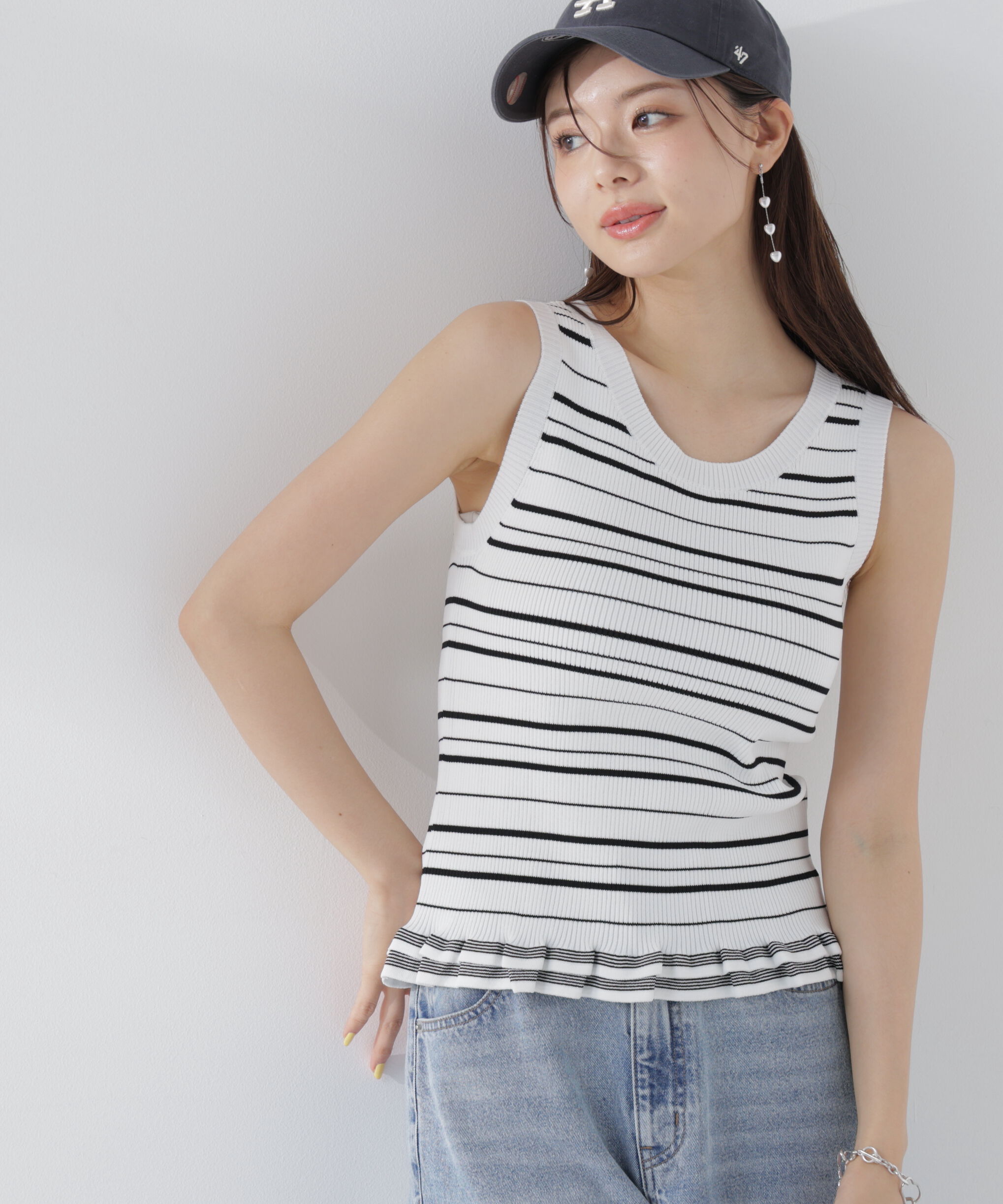 PROPORTION BODY DRESSING「裾フリルニットトップス」|ニット・セーター|