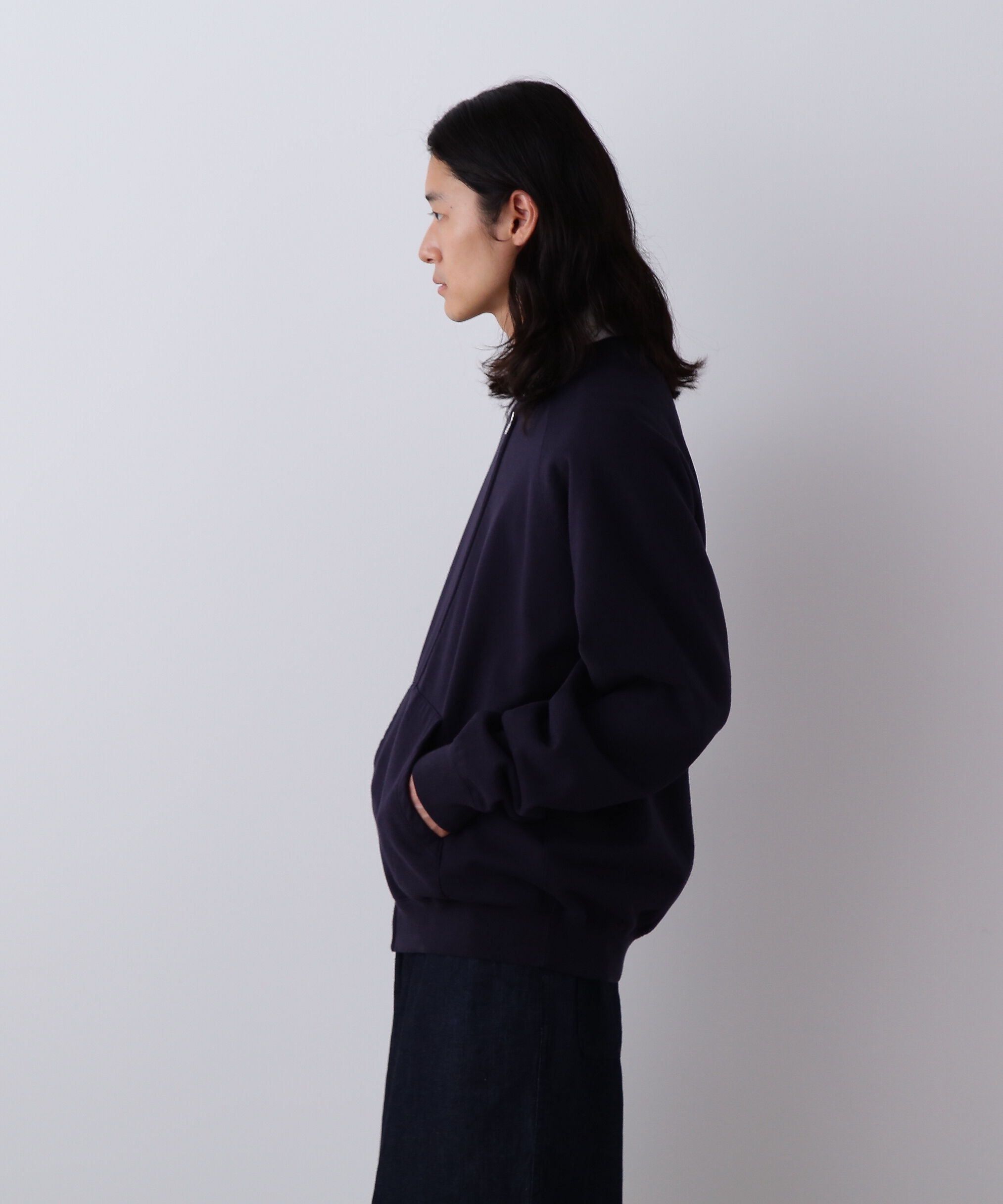 YLEVE 「Ｙ / ORGANIC COTTON HEAVY WEIGHT FLEECE ZIP UP BLOUSON」|ブルゾン・スタジャン|