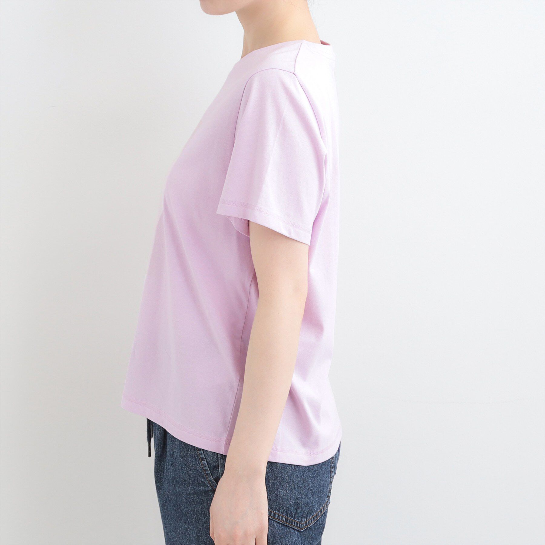SHOO･LA･RUE「【S-LL/プチプラ/柄が選べる】上品プリントTシャツ」|Tシャツ・カットソー|