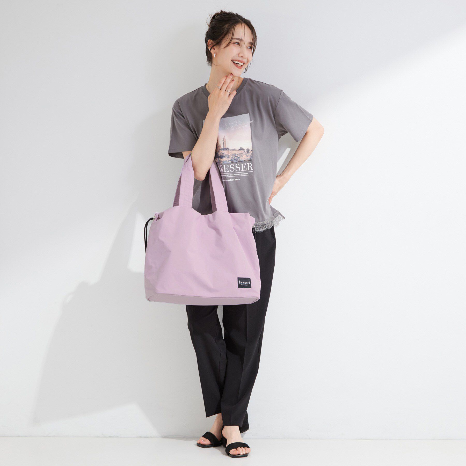 SHOO･LA･RUE「【撥水】ビッグトートバッグ」|トートバッグ|
