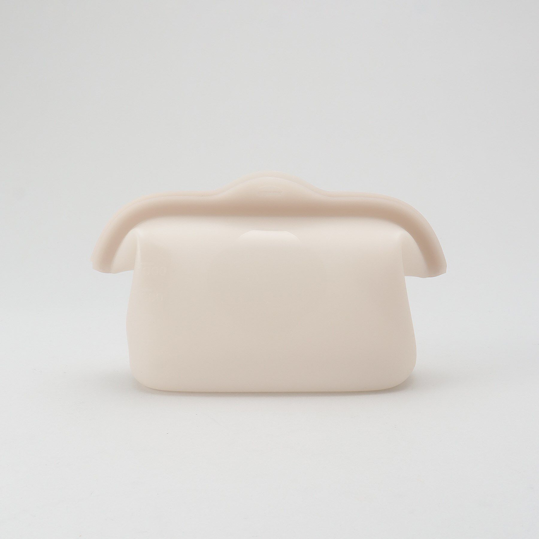 212 KITCHEN STORE「しっかり口が開くマルチシリコーンバッグ 1000ml ベージュグレー」|食器・キッチングッズ|