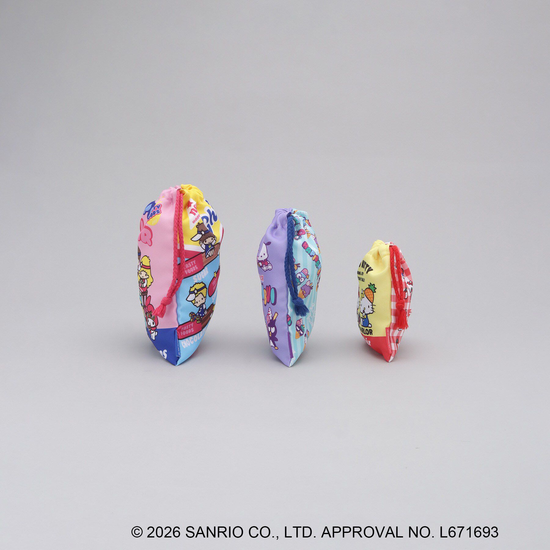 212 KITCHEN STORE「巾着3P SANRIO CHARACTERS ＜Sanrio サンリオ＞」|その他|
