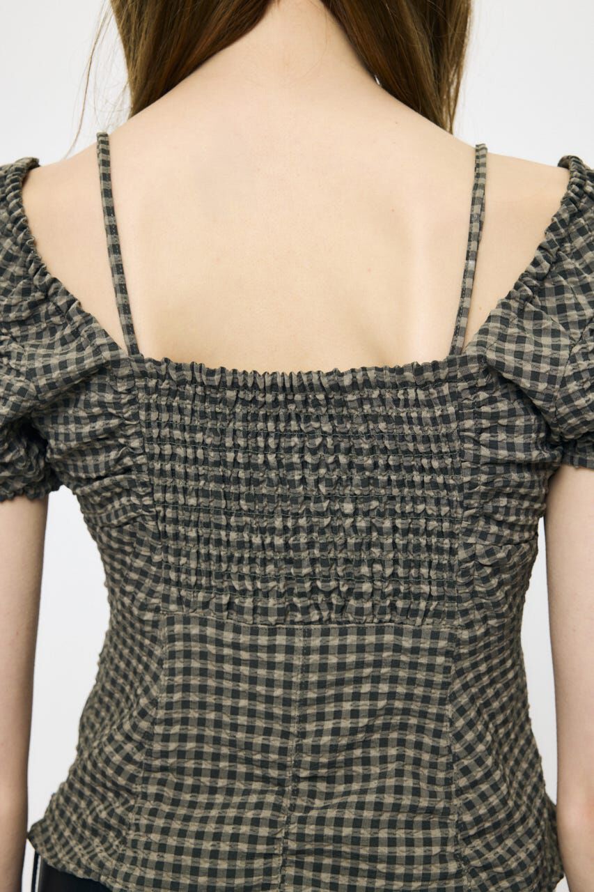 MOUSSY「MULTIWAY GATHER ブラウス」|シャツ・ブラウス|