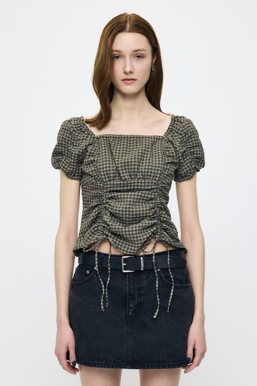 MOUSSY「MULTIWAY GATHER ブラウス」|シャツ・ブラウス|