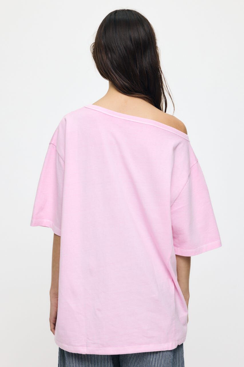 MOUSSY「ONE SHOULDER PIGMENT Tシャツ」|Tシャツ・カットソー|