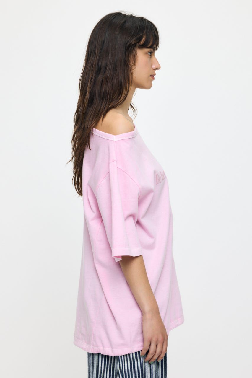 MOUSSY「ONE SHOULDER PIGMENT Tシャツ」|Tシャツ・カットソー|