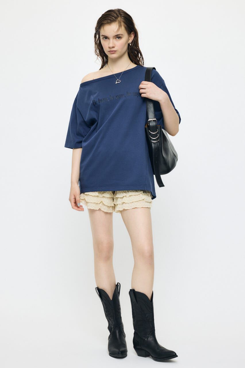 MOUSSY「ONE SHOULDER PIGMENT Tシャツ」|Tシャツ・カットソー|