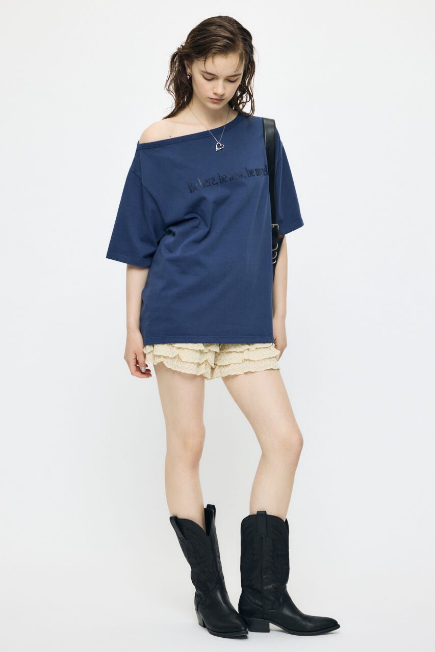 MOUSSY「ONE SHOULDER PIGMENT Tシャツ」|Tシャツ・カットソー|
