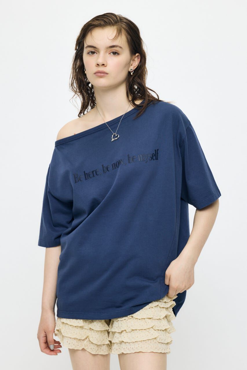 MOUSSY「ONE SHOULDER PIGMENT Tシャツ」|Tシャツ・カットソー|