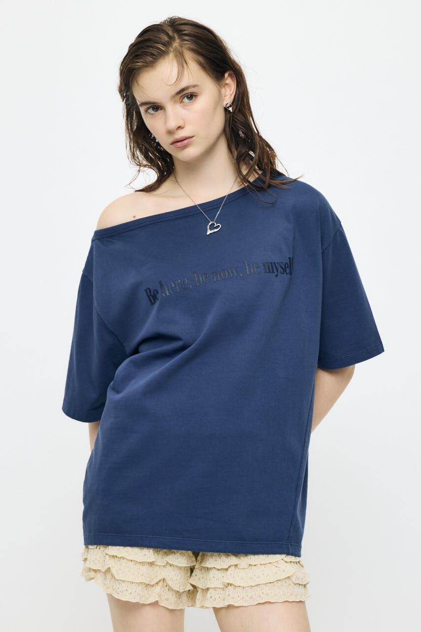MOUSSY「ONE SHOULDER PIGMENT Tシャツ」|Tシャツ・カットソー|