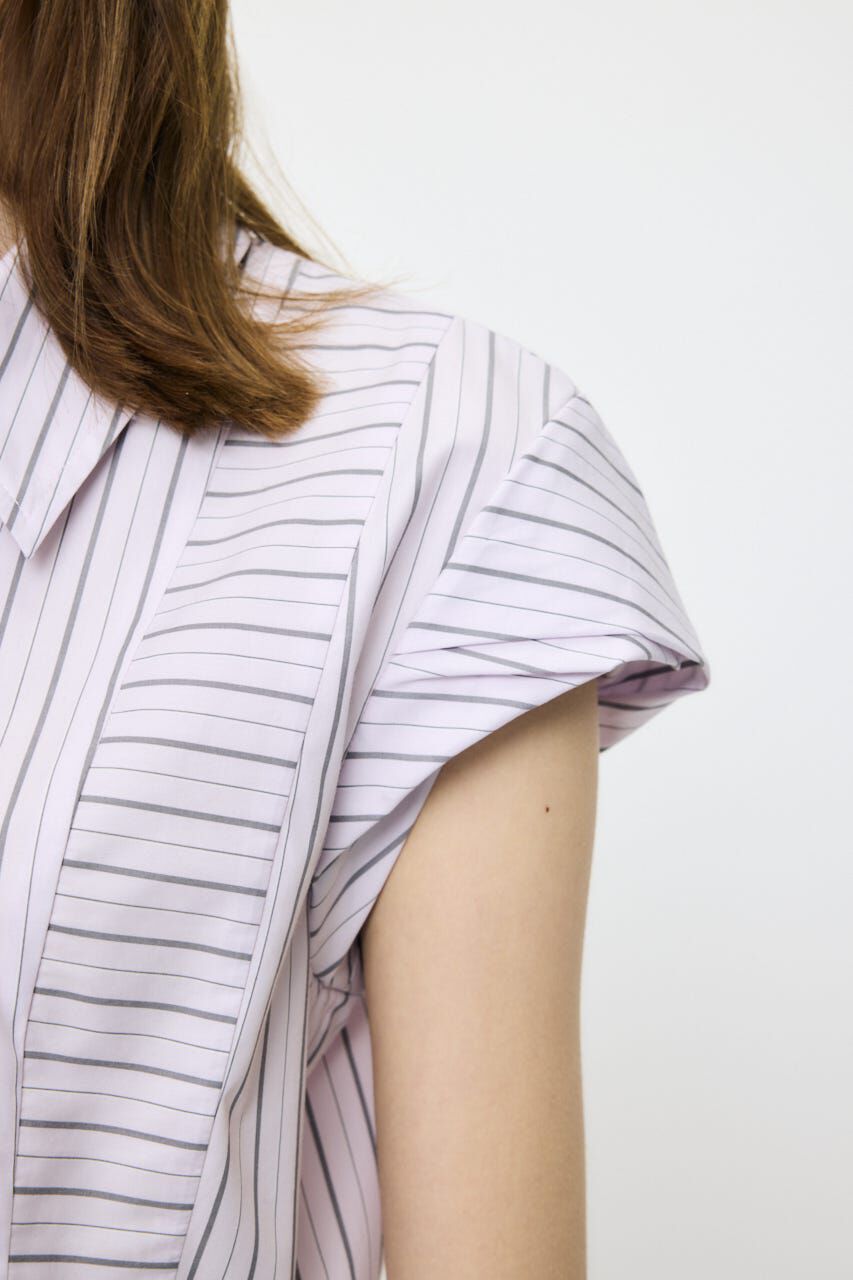 MOUSSY「STRIPE FIT ブラウス」|シャツ・ブラウス|