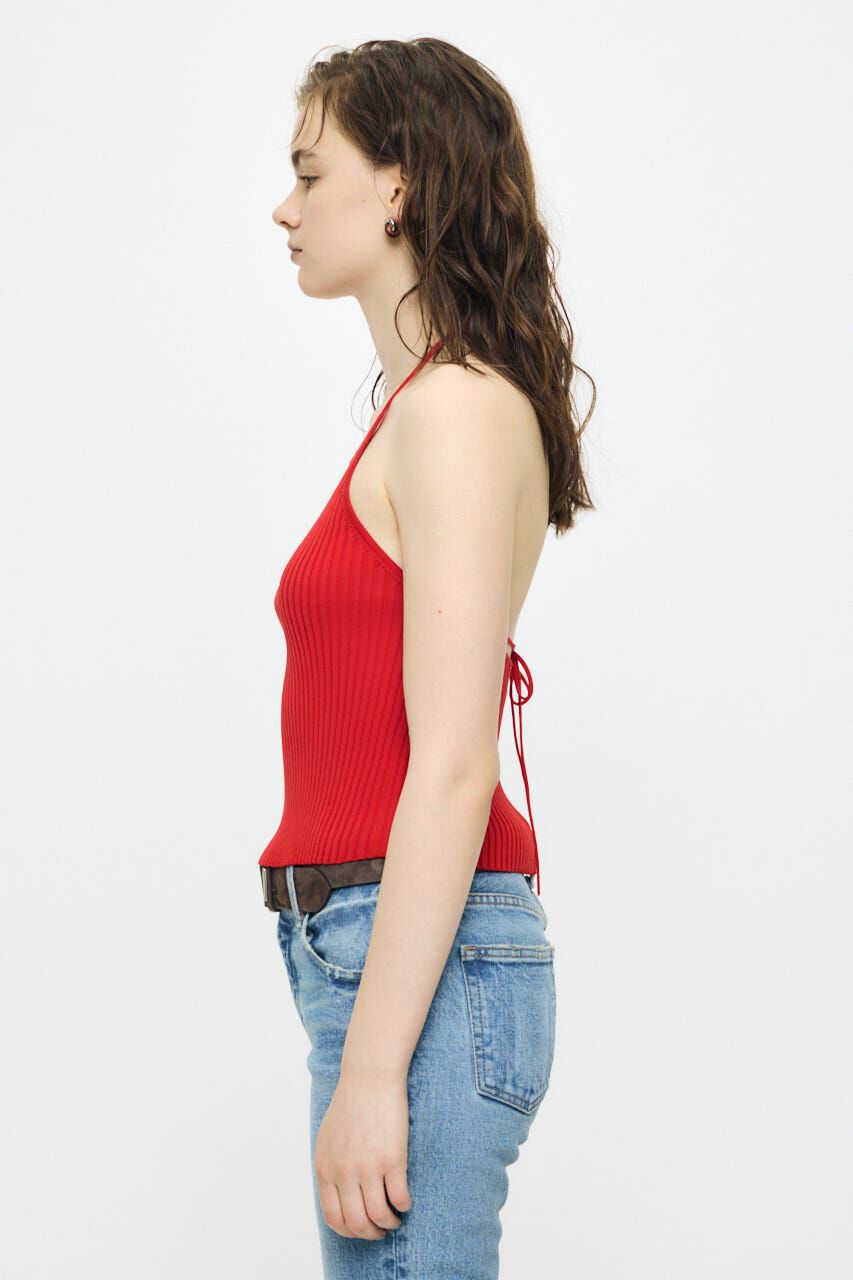 MOUSSY「BACKLESS KNIT キャミ」|キャミソール|
