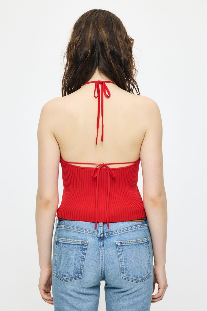 MOUSSY「BACKLESS KNIT キャミ」|キャミソール|