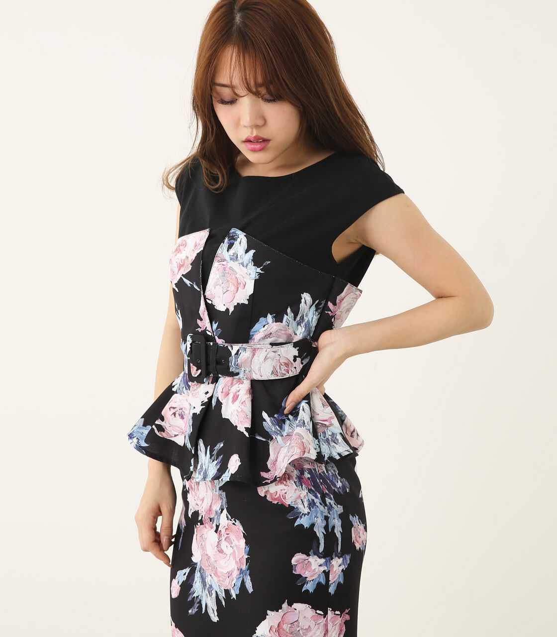  「oil paint flower TOP」|シャツ・ブラウス|