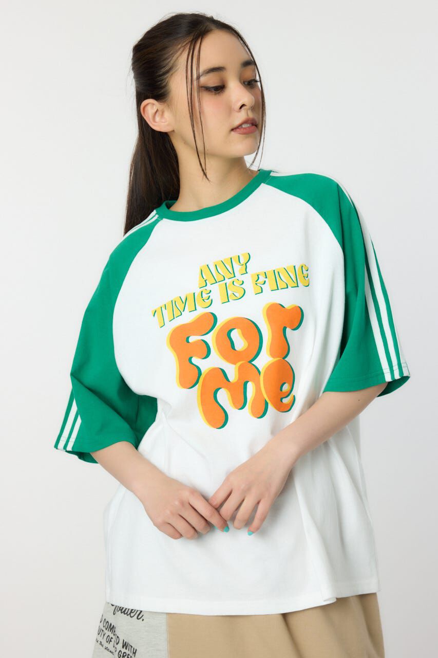 RODEO CROWNS「VariousラグランラインTシャツ」|Tシャツ・カットソー|柄GRN5