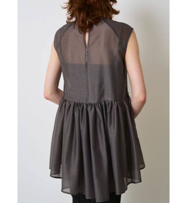 ELENDEEK「SHEER PEPLUM BL」|シャツ・ブラウス|