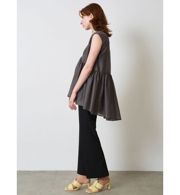 ELENDEEK「SHEER PEPLUM BL」|シャツ・ブラウス|