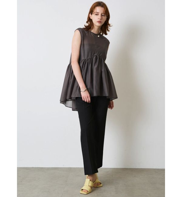 ELENDEEK「SHEER PEPLUM BL」|シャツ・ブラウス|