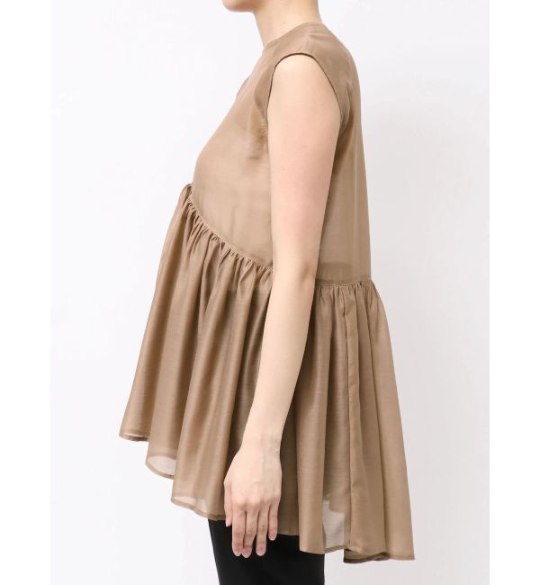 ELENDEEK「SHEER PEPLUM BL」|シャツ・ブラウス|