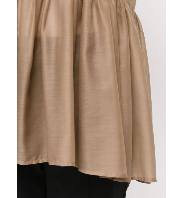 ELENDEEK「SHEER PEPLUM BL」|シャツ・ブラウス|