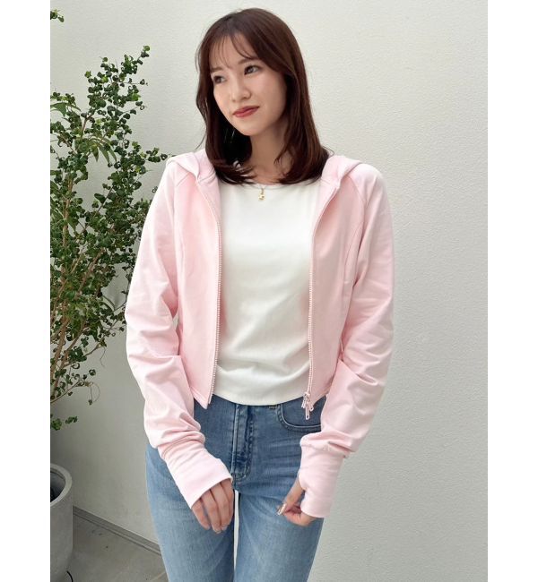 dazzlin「【吉田朱里】涼感加工ギャザーノースリリブトップス」|タンクトップ|