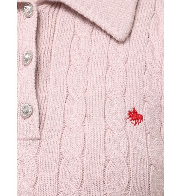 dazzlin「【POLO BCSコラボ/20周年記念復刻！】ケーブルポロニットワンピース」|ワンピース|
