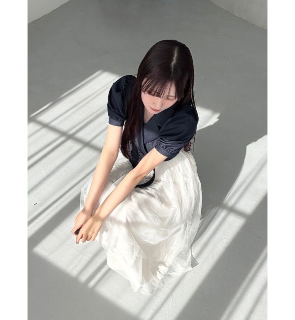 MERCURYDUO「ジャケットドッキングワンピース」|ワンピース|