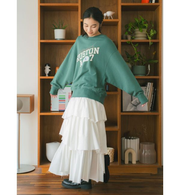 Ungrid「カットオフデザインラッフルスカート」|スカート|