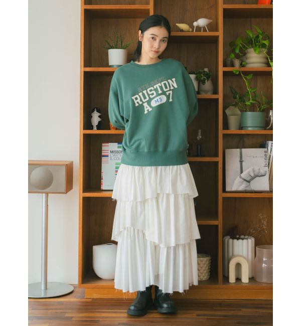 Ungrid「カットオフデザインラッフルスカート」|スカート|