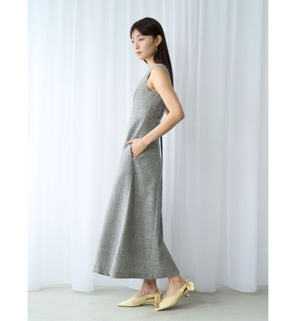 LAGUNAMOON「フロントZIPミックスカラーワンピース」|ワンピース|