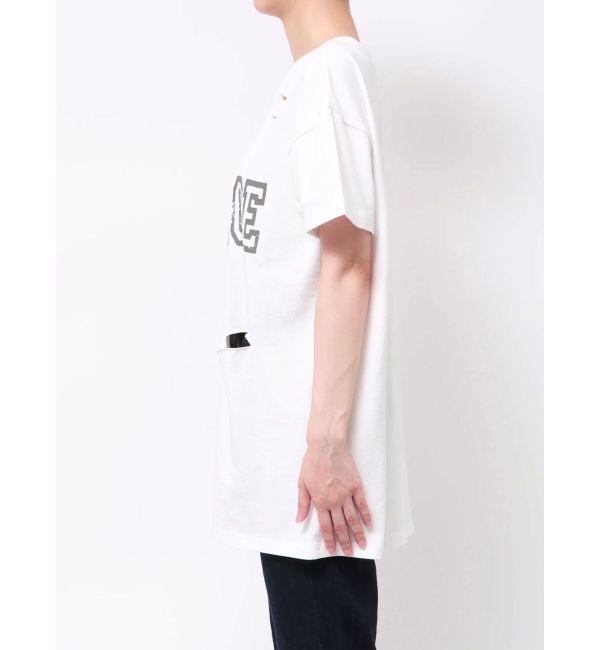 EVRIS「カットダメージBIG Tシャツ」|Tシャツ・カットソー|