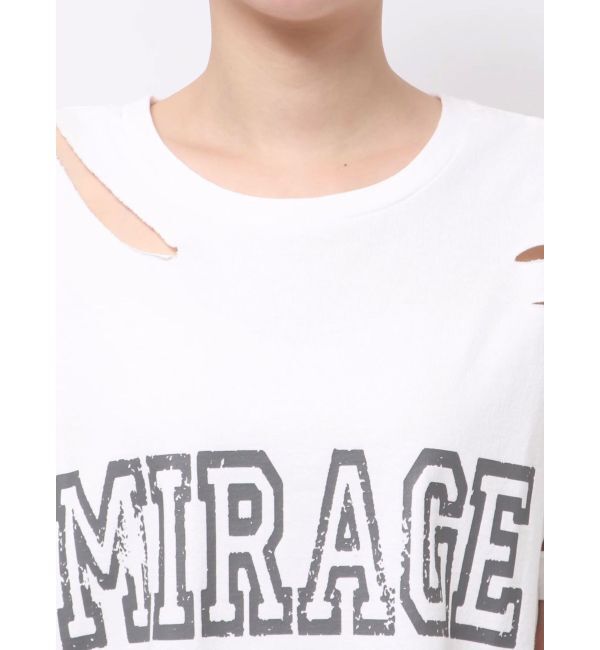 EVRIS「カットダメージBIG Tシャツ」|Tシャツ・カットソー|