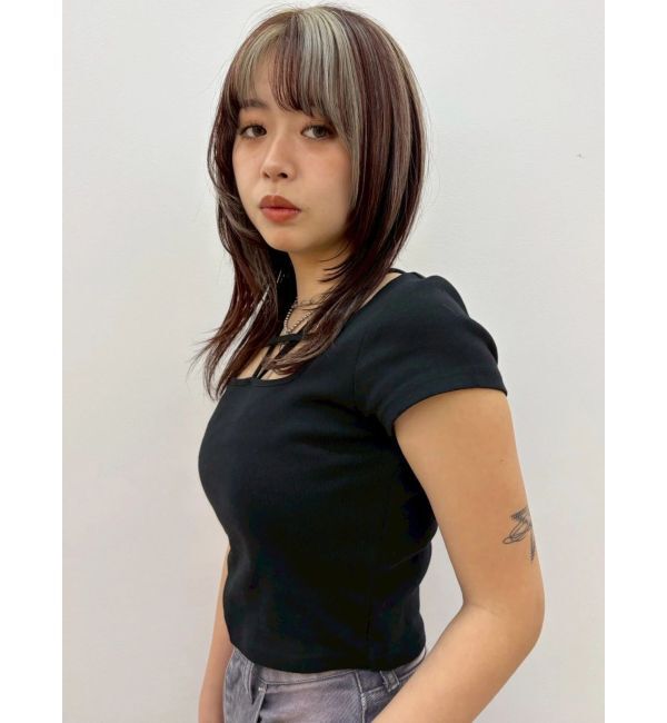 EVRIS「デコルテデザインショートトップス」|Tシャツ・カットソー|