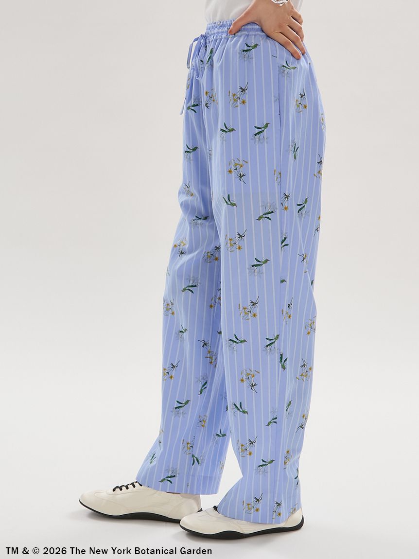 emmi atelier「【emmi&times;NYBG】ストライプリラックスパンツ【セットアップ対応】/ウォッシャブル」|チノ|