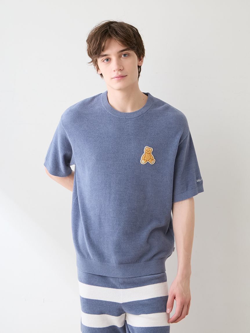 GELATO PIQUE HOMME「【ONLINE限定】【HOMME】エアモコベアワンポイントセットアップ」|ルームウェア|