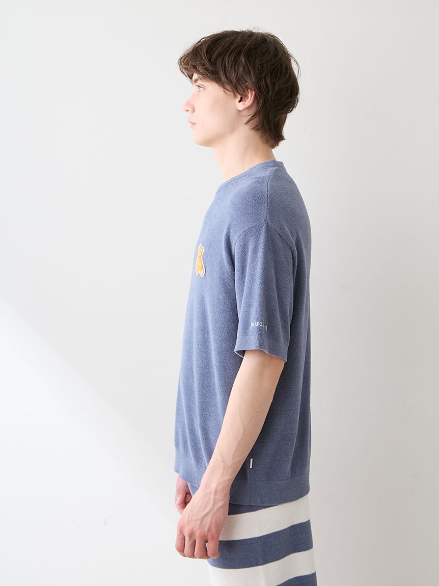 GELATO PIQUE HOMME「【ONLINE限定】【HOMME】エアモコベアワンポイントセットアップ」|ルームウェア|