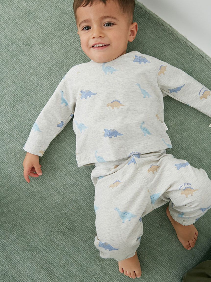 GELATO PIQUE KIDS & BABY「【BABY】ダイナソー柄ロングパンツ」|その他ベビーウェア|