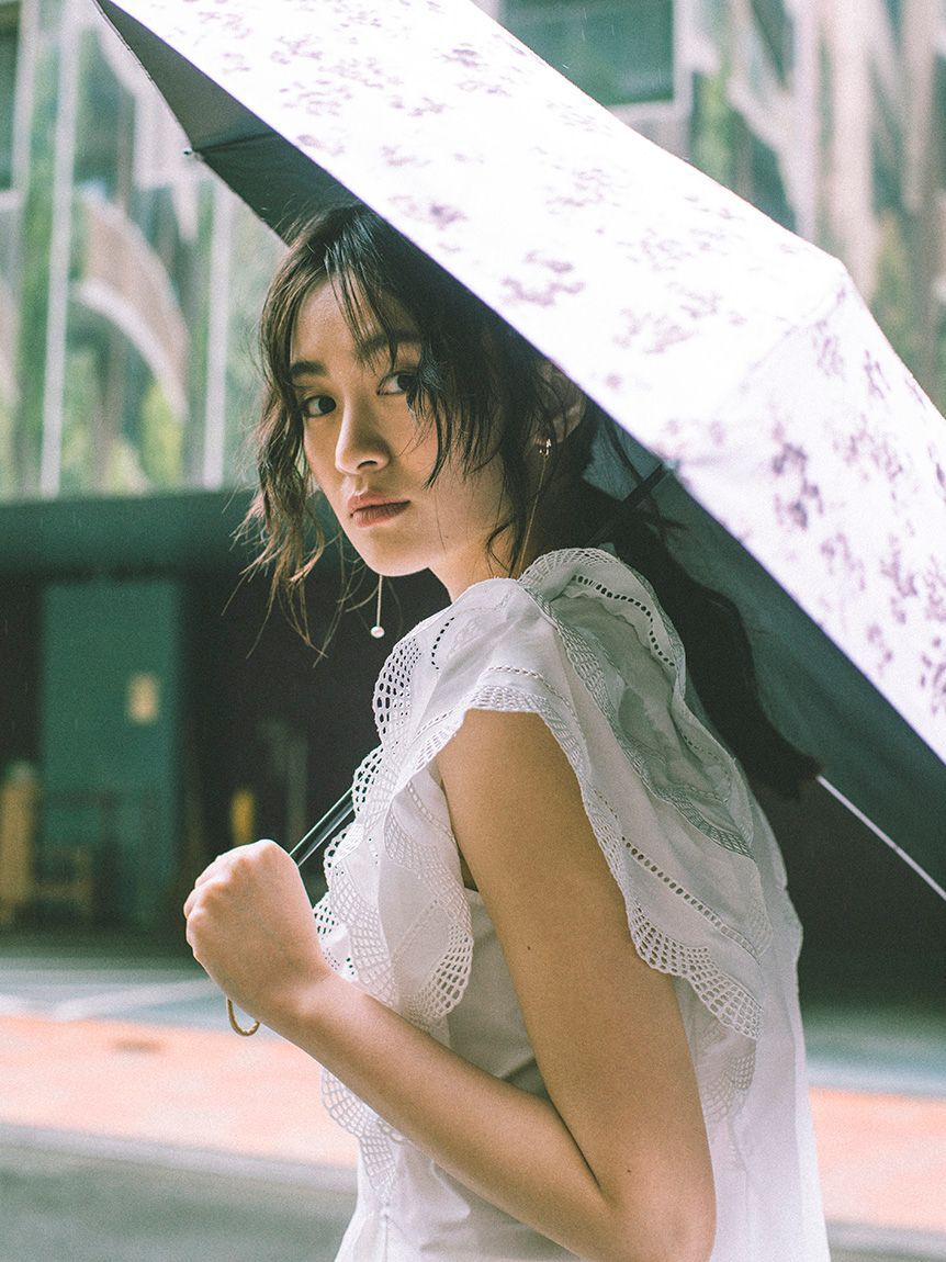 SNIDEL「【SNIDEL&times;PROTECT U】晴雨兼用折り畳み日傘」|傘|