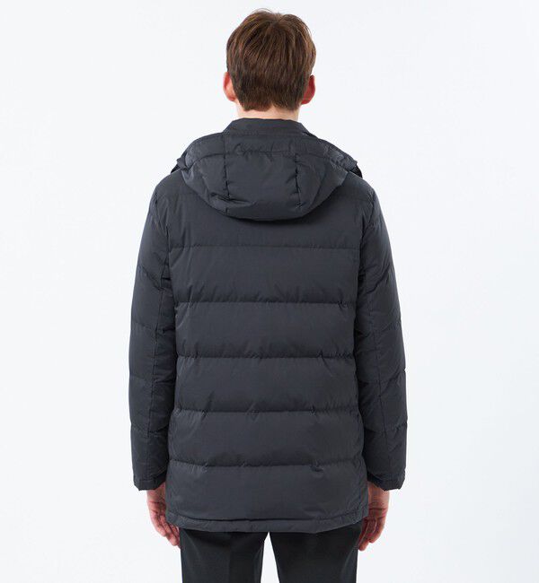 MACKINTOSH PHILOSOPHY「ナイロンハイマルチ WELLINGTON HOOD BT short(ウェリントンフードボタンスルーショート)」|ダウン|