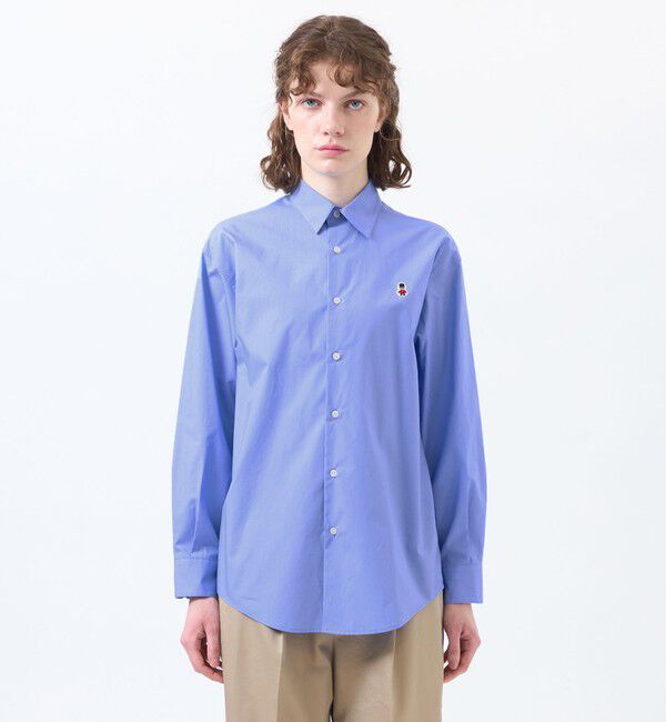 MACKINTOSH PHILOSOPHY「【WEB&一部店舗限定】バッキンガムベア ワッペンレギュラーカラーシャツ」|シャツ・ブラウス|