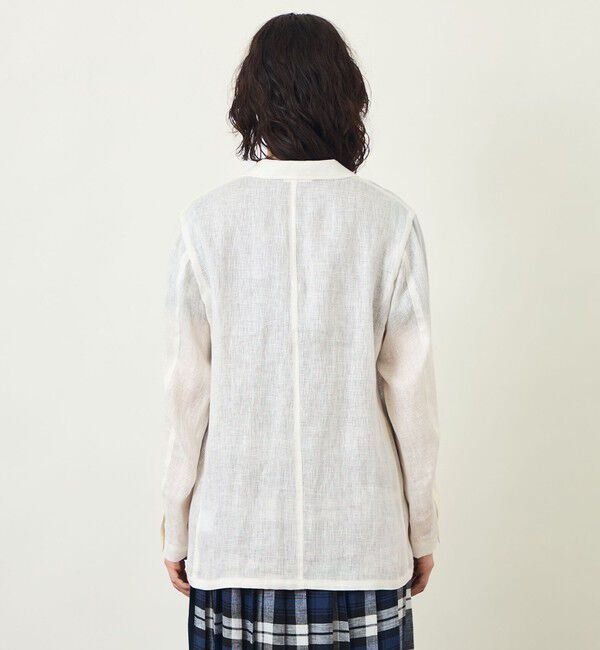 MACKINTOSH PHILOSOPHY「GREY LABEL リネンメッシュシアージャケット」|テーラードジャケット|