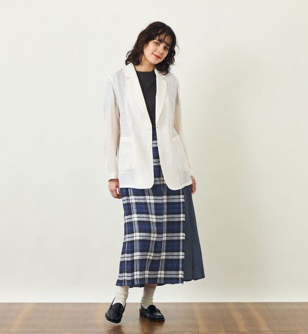 MACKINTOSH PHILOSOPHY「GREY LABEL リネンメッシュシアージャケット」|テーラードジャケット|