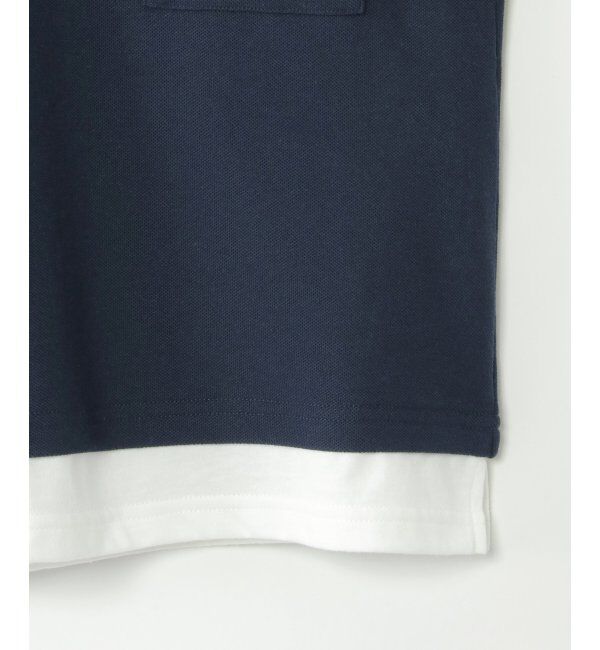 ikka kids「ポケ付き鹿の子ベストレイヤードTシャツ（120~160cm）」|Tシャツ・カットソー|