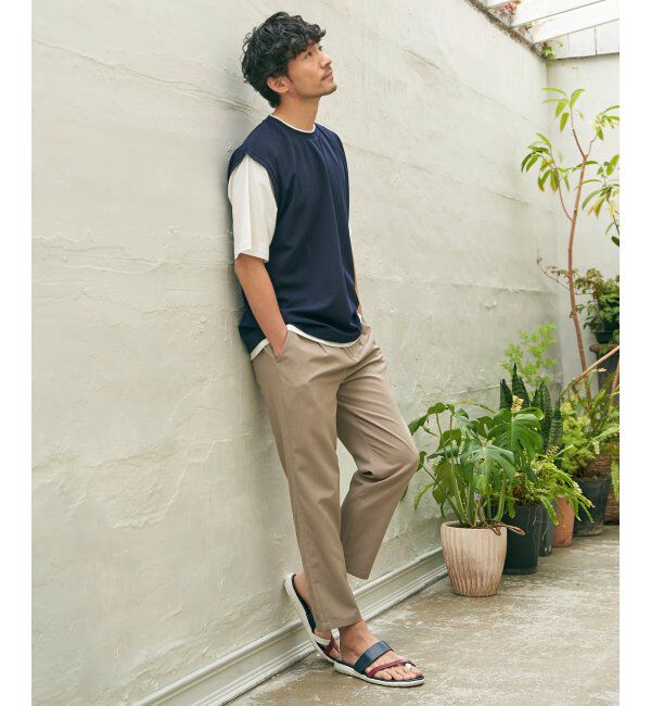 ikka「【セットアップ対応】Reflax(R) リラックスイージーアンクルパンツ」|その他|