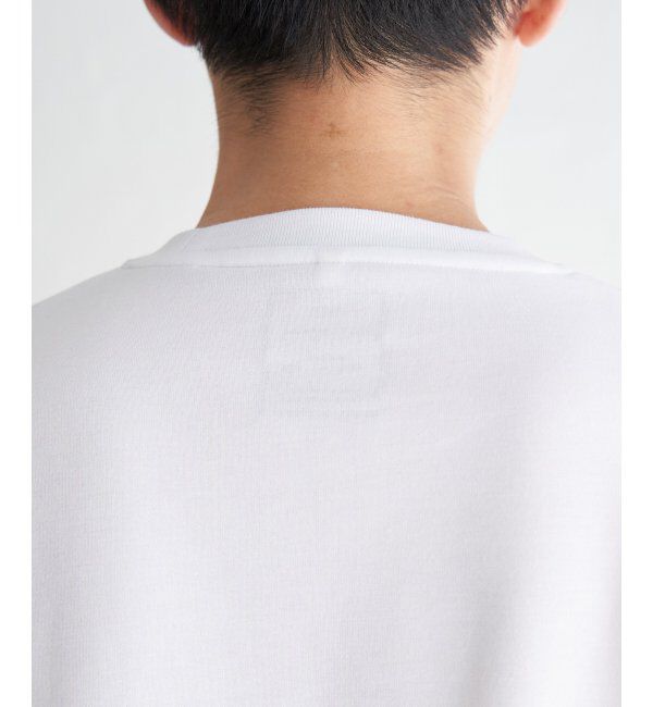 ikka「【親子おそろい】ブロックスポンチ斜め切り替えTシャツ」|Tシャツ・カットソー|