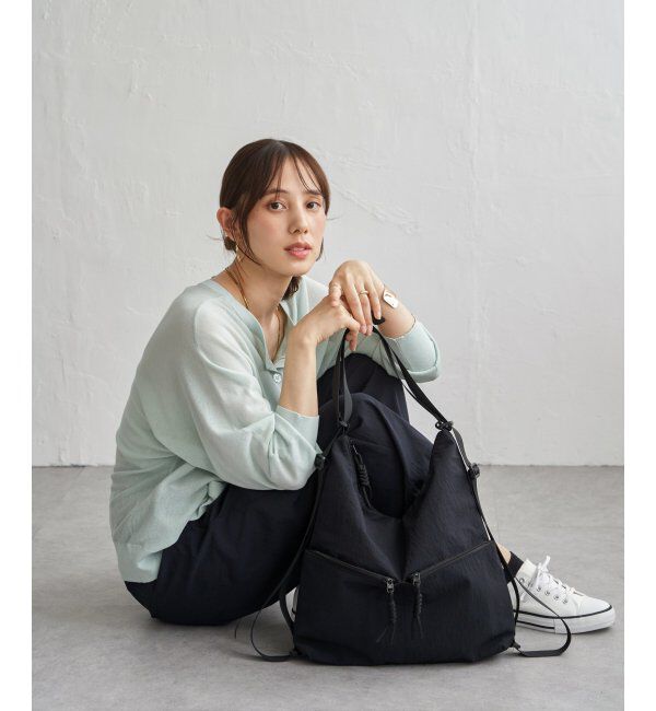 ikka「冷感&撥水ナイロンリュックショルダーバッグ」|その他|