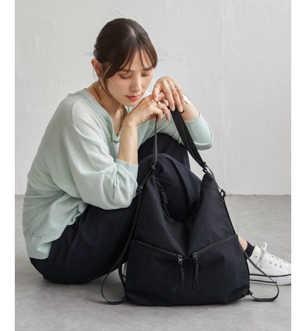 ikka「冷感&撥水ナイロンリュックショルダーバッグ」|その他|