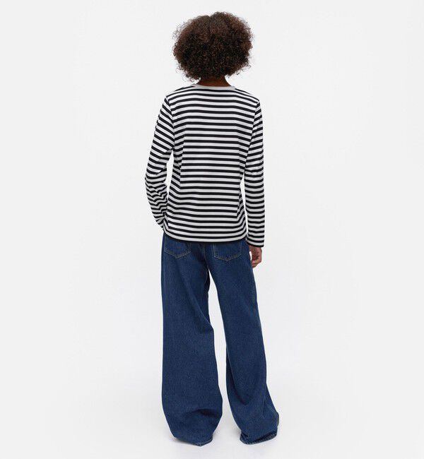Marimekko「Tasaraita Unikko カットソー」|Tシャツ・カットソー|