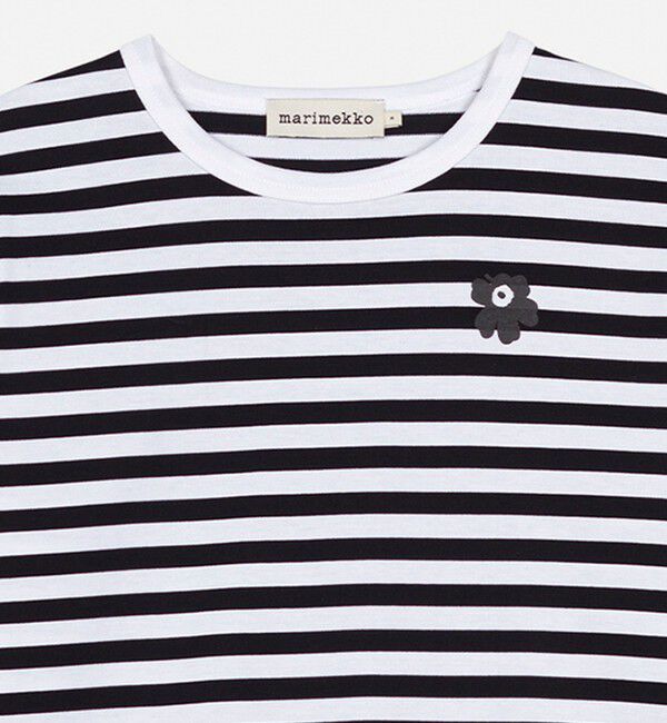 Marimekko「Tasaraita Unikko カットソー」|Tシャツ・カットソー|