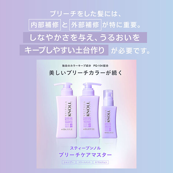  「スティーブンノル スティーブンノル ブリーチケアマスター シャンプー (300mL)」|シャンプー|